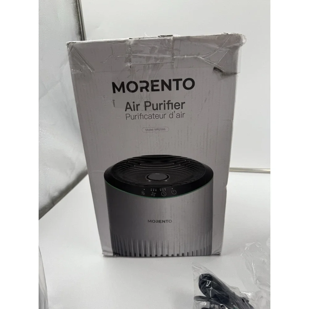 MORENTO Air Purifiers for Home, Air Purifier for Smoke Pet Dander Odors with ...